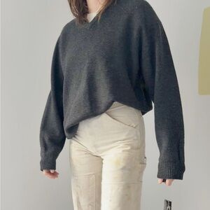 L.L. Bean Dark Gray Wool Sweater